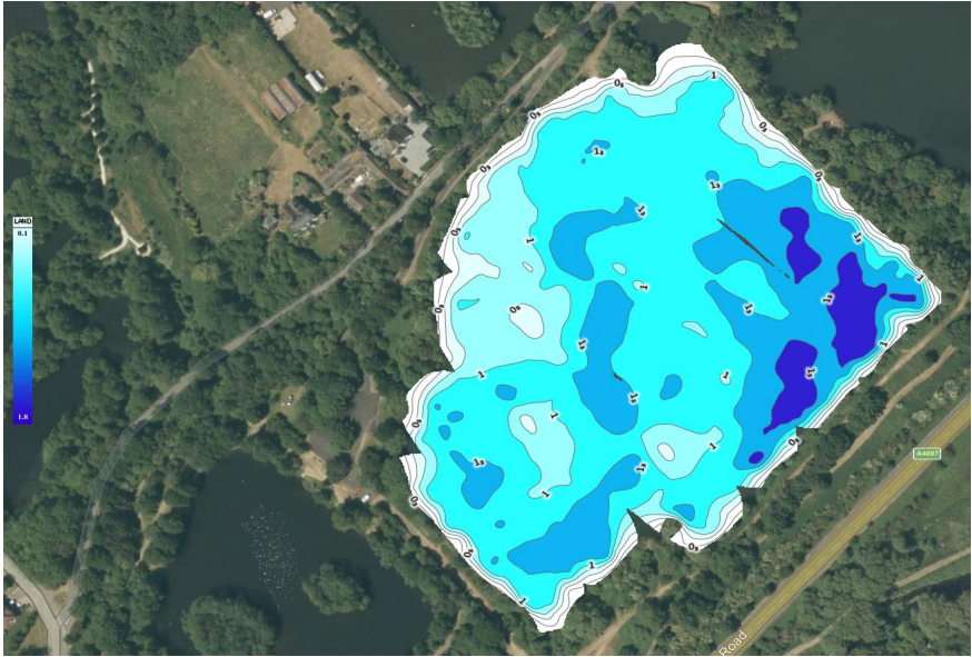 Swann Pool depth map